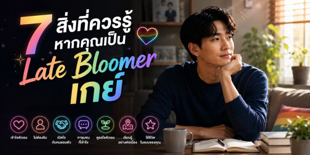 7 สิ่งที่ควรรู้หากคุณเป็น Late Bloomer เกย์