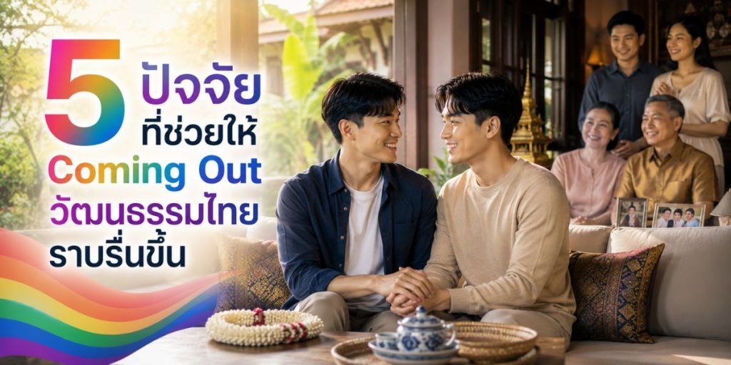 5 ปัจจัยที่ช่วยให้ Coming Out วัฒนธรรมไทย ราบรื่นขึ้น