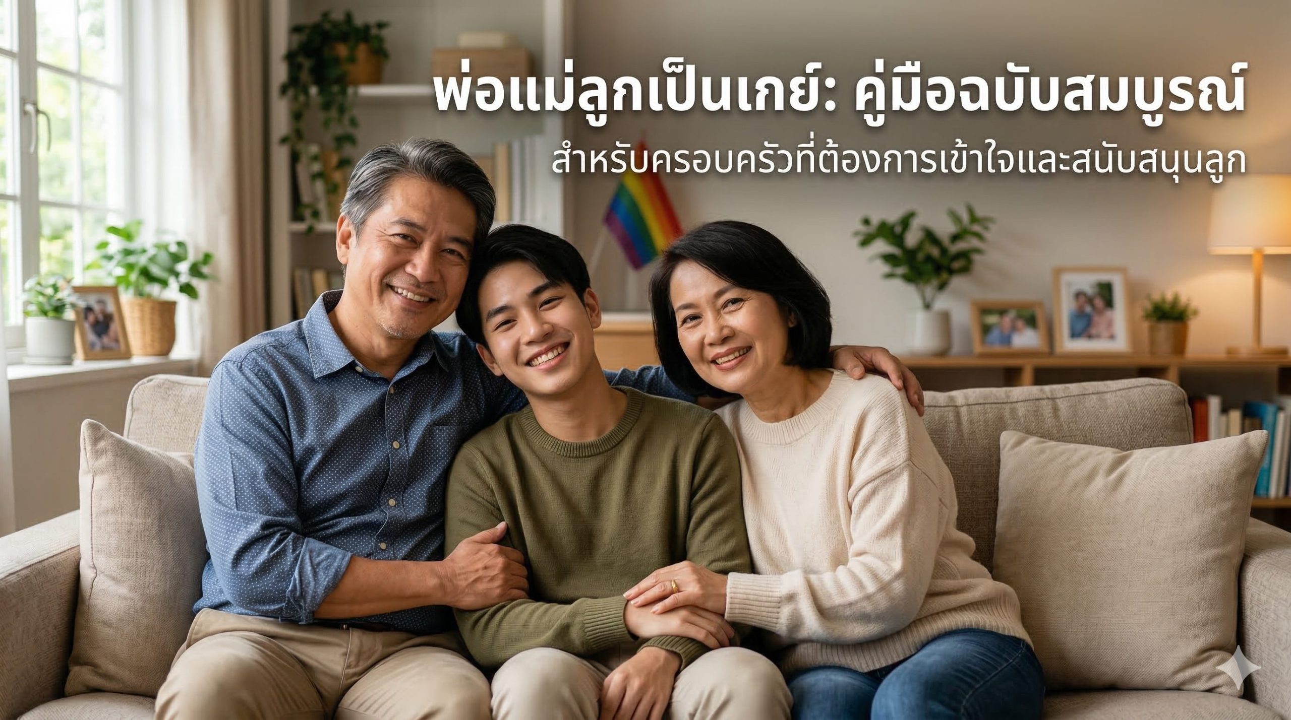 พ่อแม่ลูกเป็นเกย์: คู่มือฉบับสมบูรณ์สำหรับครอบครัวที่ต้องการเข้าใจและสนับสนุนลูก