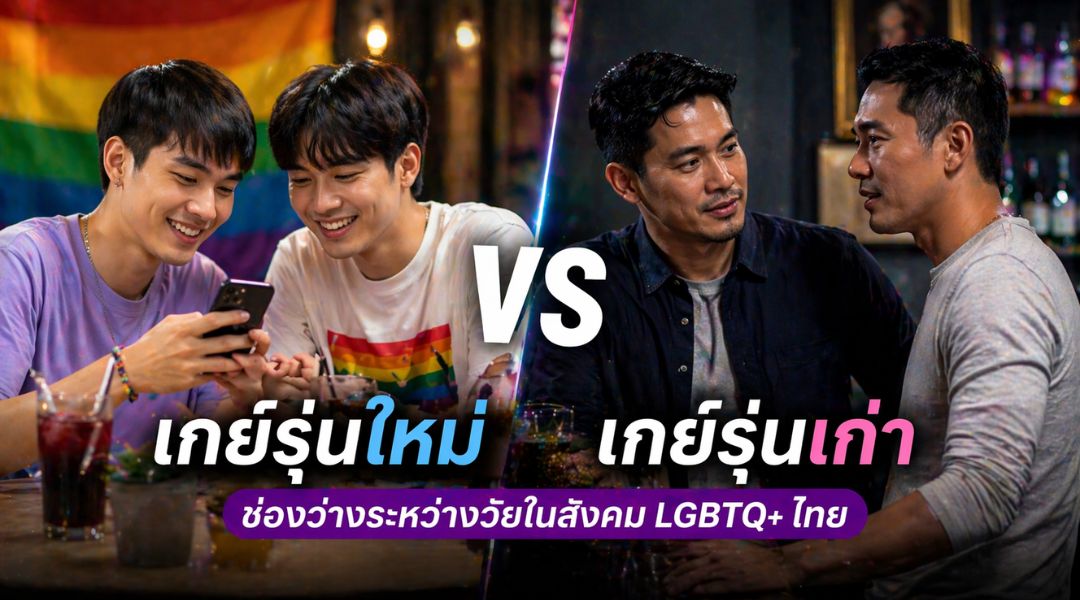 เกย์รุ่นใหม่ vs เกย์รุ่นเก่า ช่องว่างระหว่างวัยในสังคม LGBTQ+ ไทย