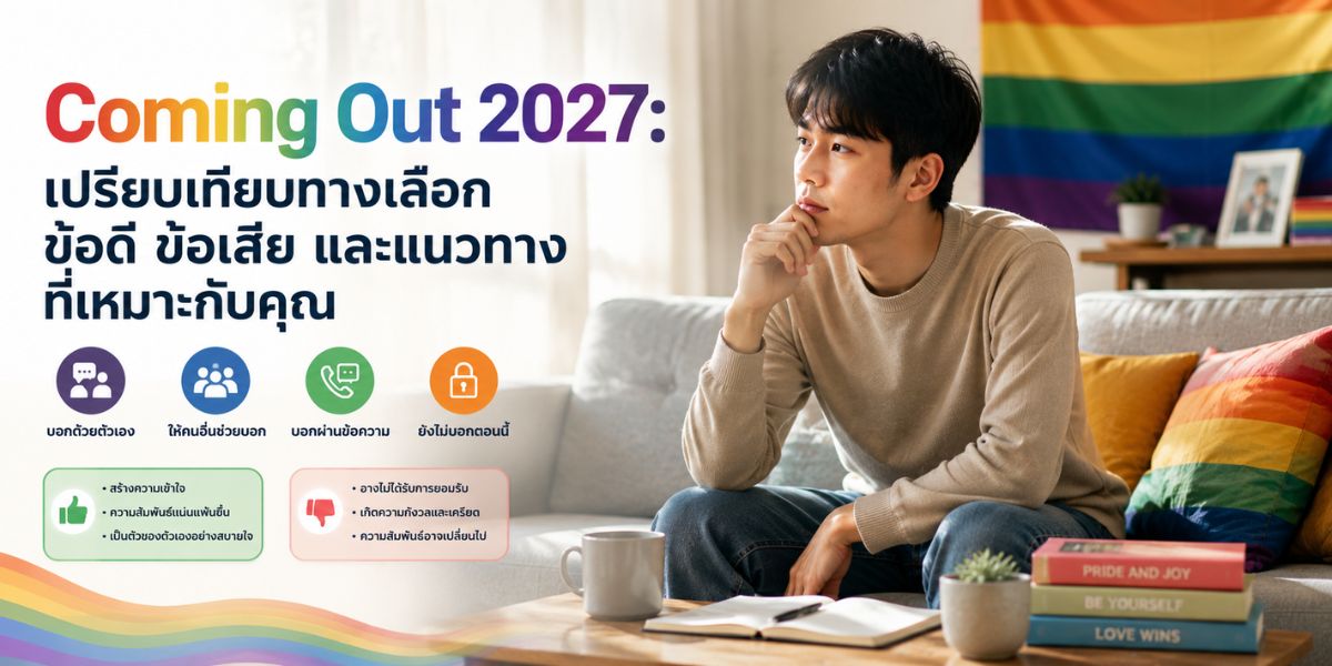 Coming Out 2027: เปรียบเทียบทางเลือก ข้อดี ข้อเสีย และแนวทางที่เหมาะกับคุณ