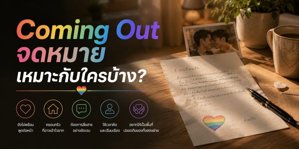 Coming Out จดหมาย เหมาะกับใครบ้าง?
