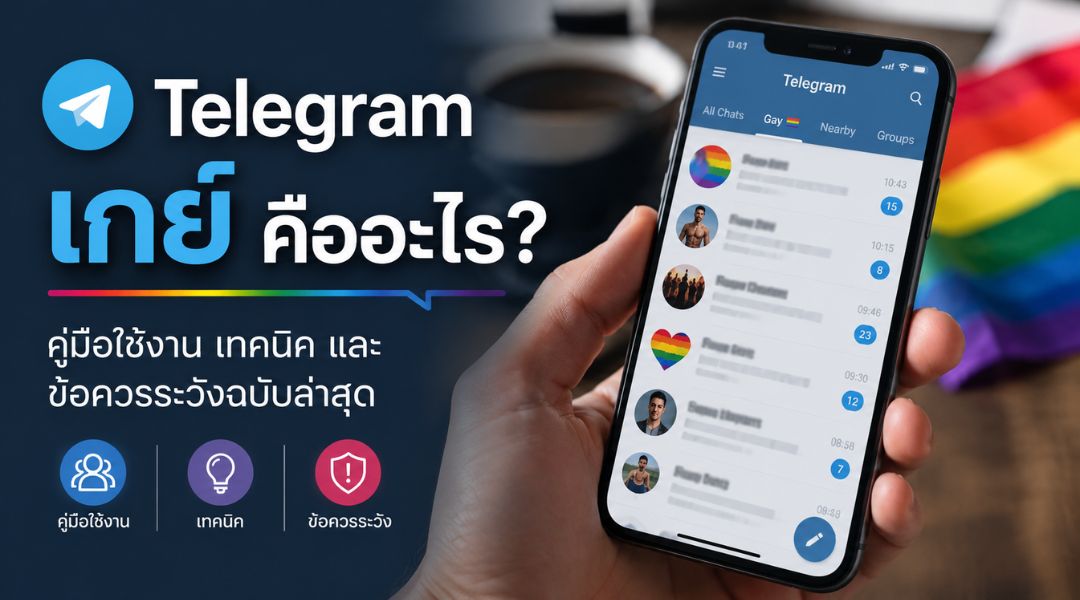 Telegram เกย์ คืออะไร? คู่มือใช้งาน เทคนิค และข้อควรระวังฉบับล่าสุด