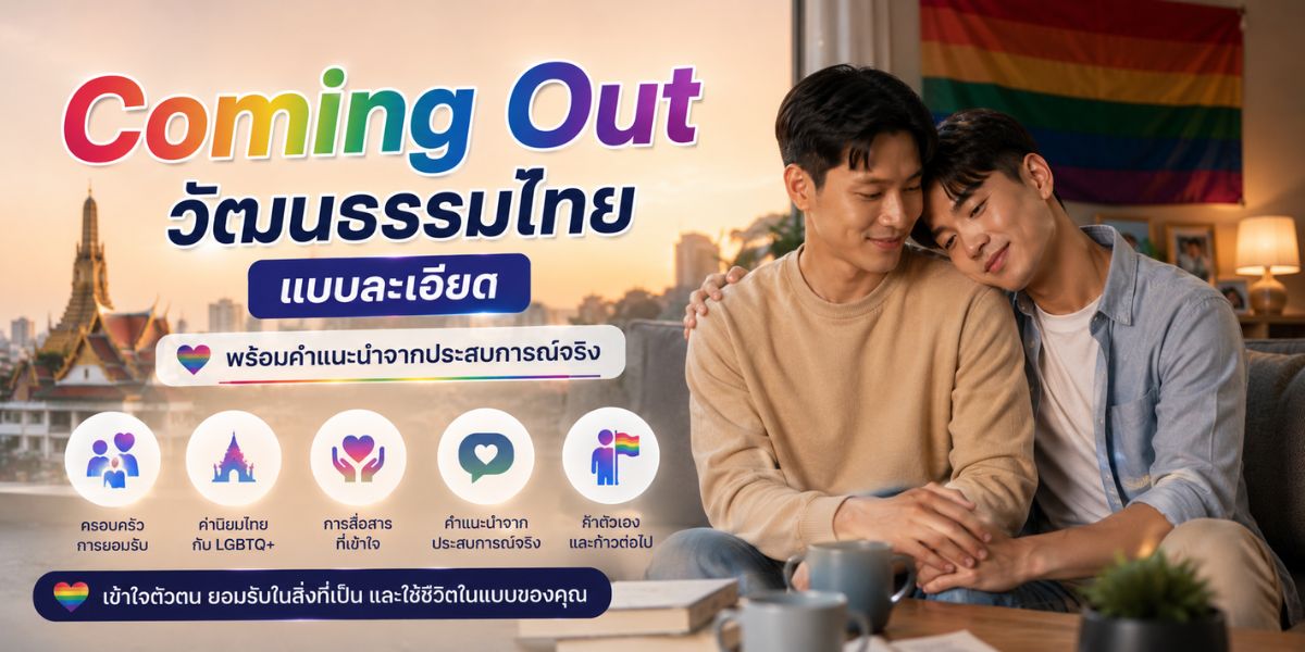 Coming Out วัฒนธรรมไทย แบบละเอียด พร้อมคำแนะนำจากประสบการณ์จริง