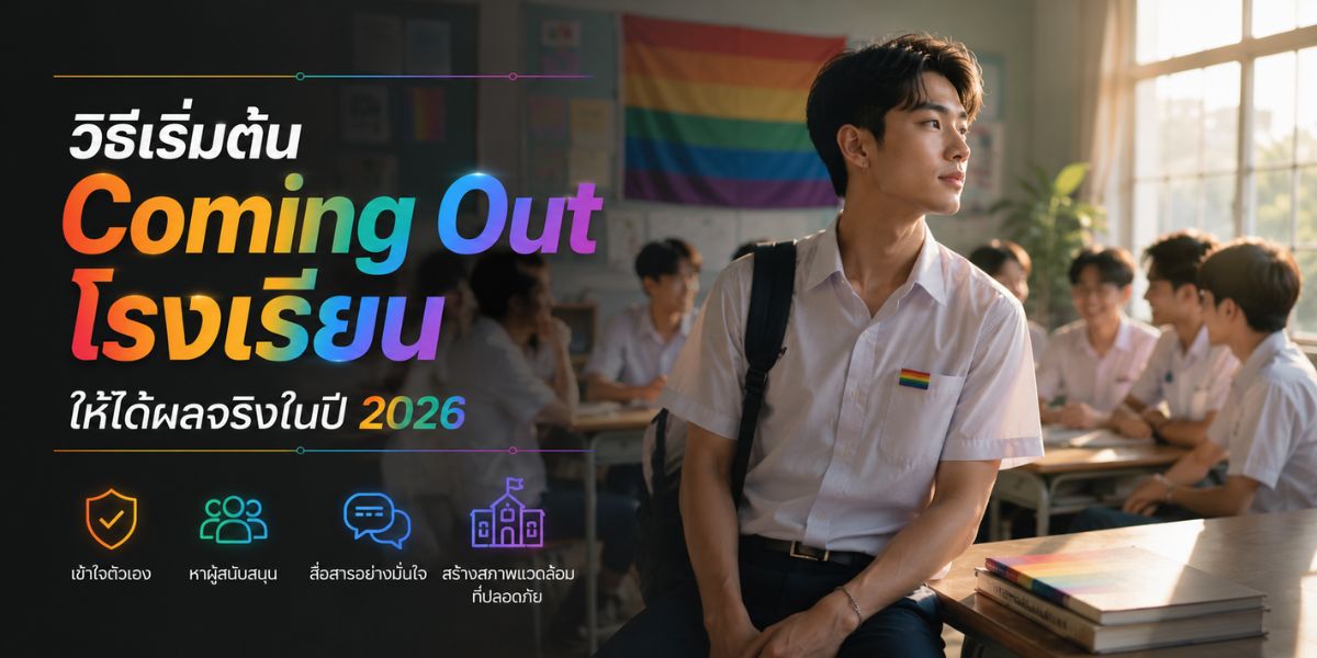 วิธีเริ่มต้น Coming Out โรงเรียน ให้ได้ผลจริงในปี 2026