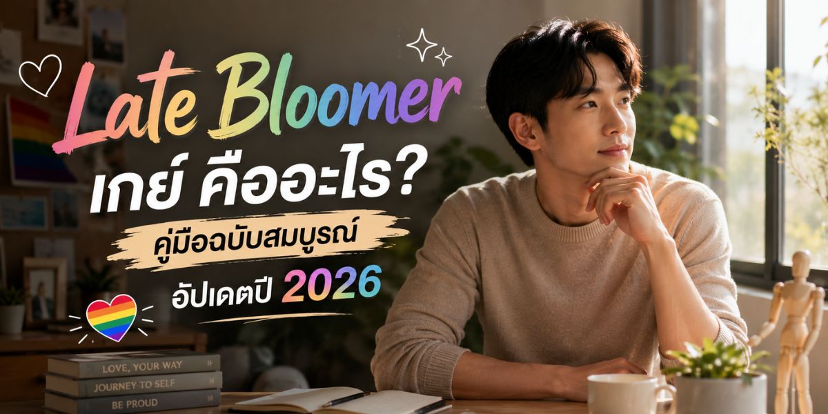 Late Bloomer เกย์ คืออะไร? คู่มือฉบับสมบูรณ์ อัปเดตปี 2026