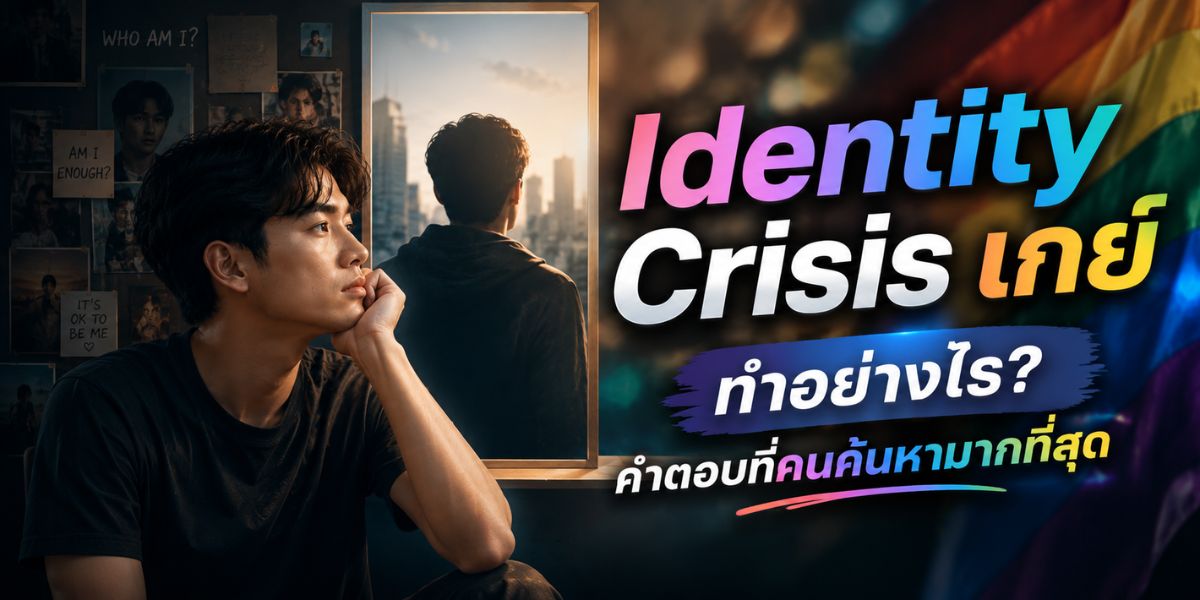 Identity Crisis เกย์ ทำอย่างไร? คำตอบที่คนค้นหามากที่สุด