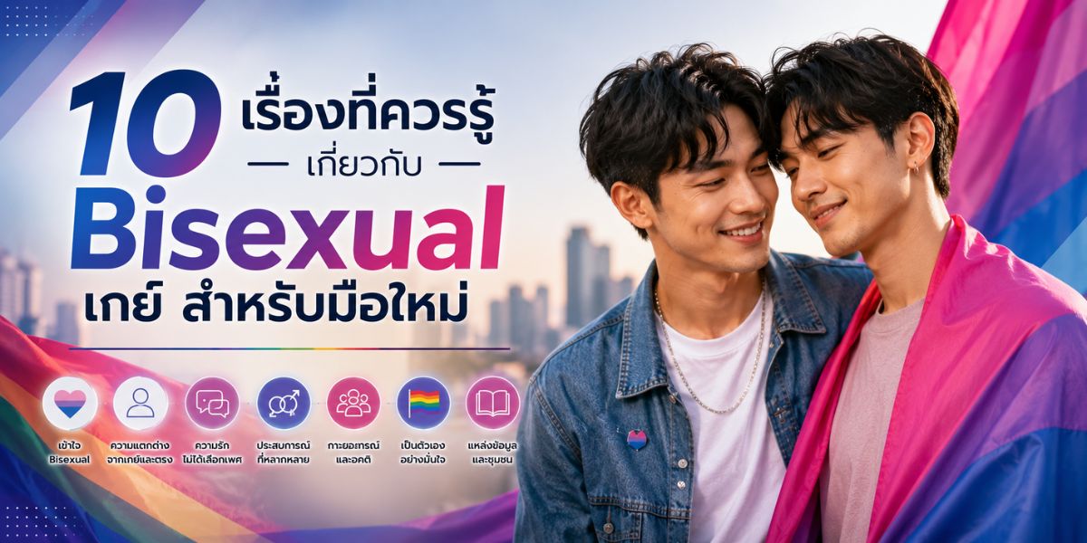 10 เรื่องที่ควรรู้เกี่ยวกับ Bisexual เกย์ สำหรับมือใหม่