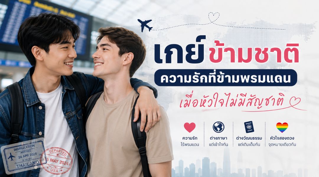 เกย์ข้ามชาติ ความรักที่ข้ามพรมแดน เมื่อหัวใจไม่มีสัญชาติ