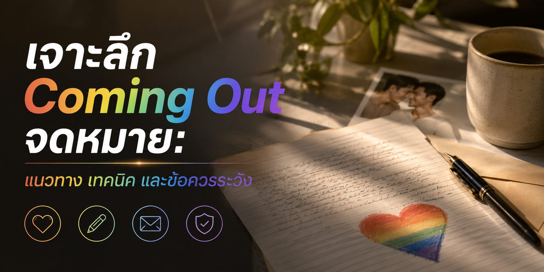 เจาะลึก Coming Out จดหมาย: แนวทาง เทคนิค และข้อควรระวัง